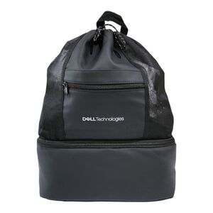 Dell Drawstring Black and Gray Tech Backpack With Thermo Space Medium Size